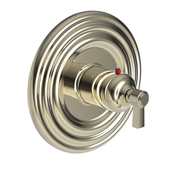 Newport Brass 3/4" Round Thermostatic Trim Plate With Handle in French Gold (Pvd) 3-914TR-24A - main
